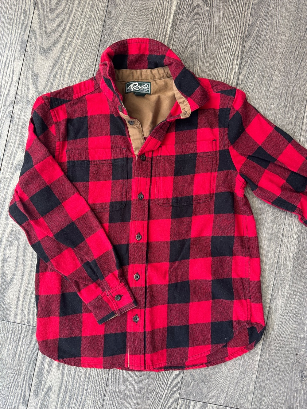 Roots Kids Plaid Button-Down Shirt | Park Plaid | M